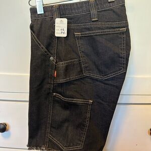 Maven Slim denim black shorts size 6